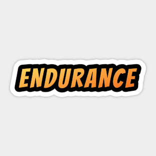 Endurance Emblem Tee Sticker